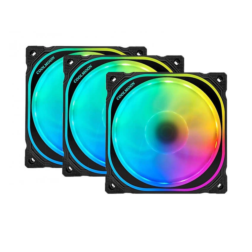 Fan Case Coolmoon K3 LED RGB