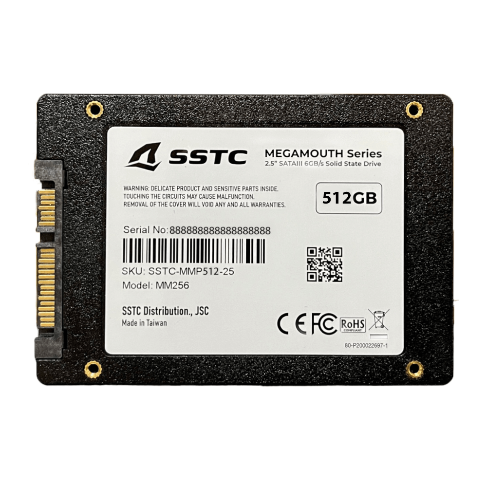 SSD SSTC Megamouth Sata III 512GB