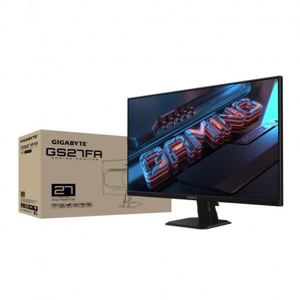 LCD 27 INCH GIGABYTE GS27FA (27''/FHD/180HZ/IPS) PHẲNG NEW