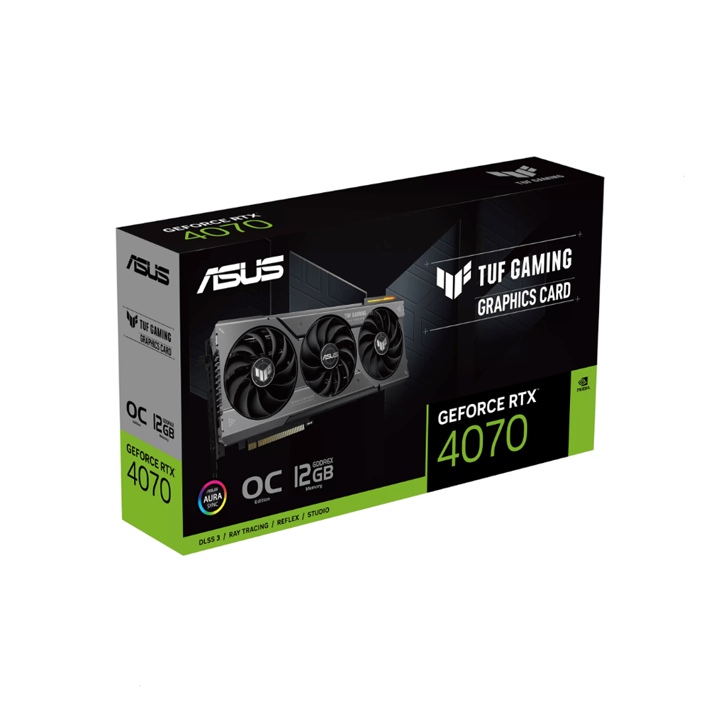 VGA Asus RTX 4070 TUF Gaming OC 12GB 3 Fan