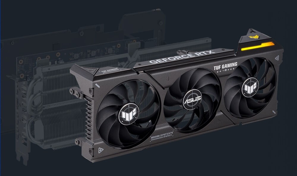 VGA Asus RTX 4070 TUF Gaming OC 12GB 3 Fan