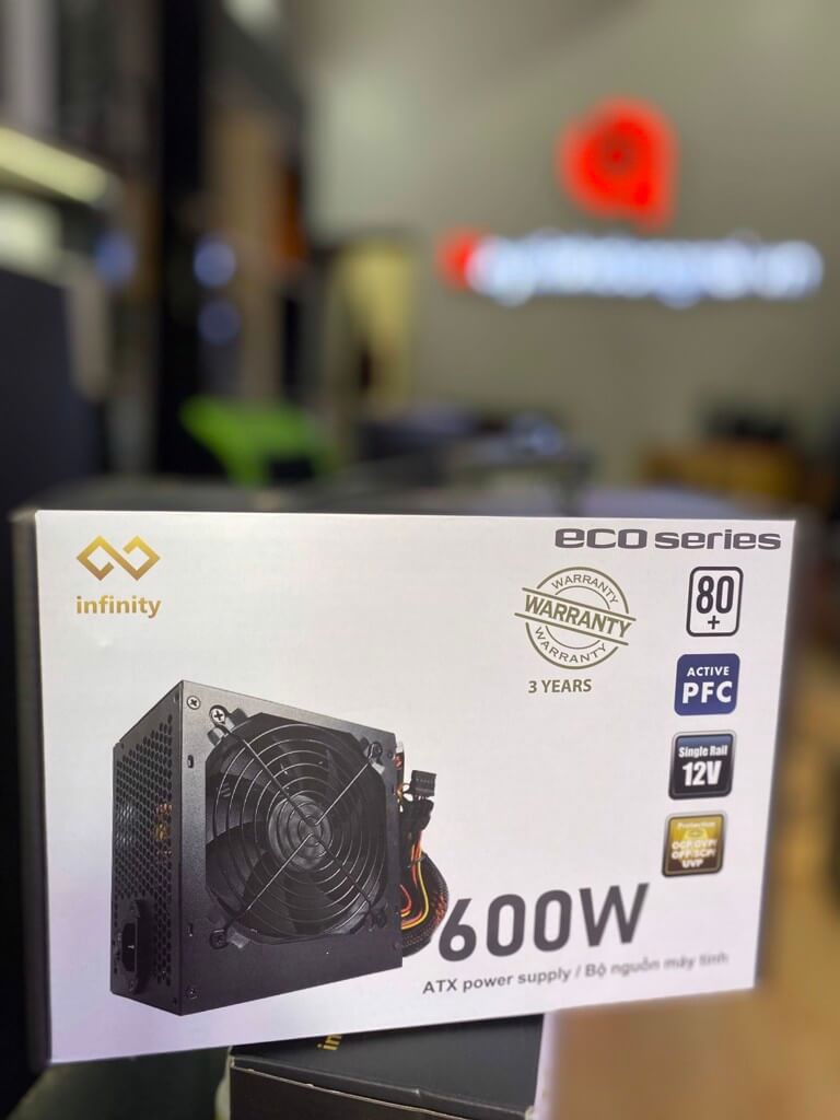 Nguồn Infinity ECO 600W 80Plus Single Rail – True Power