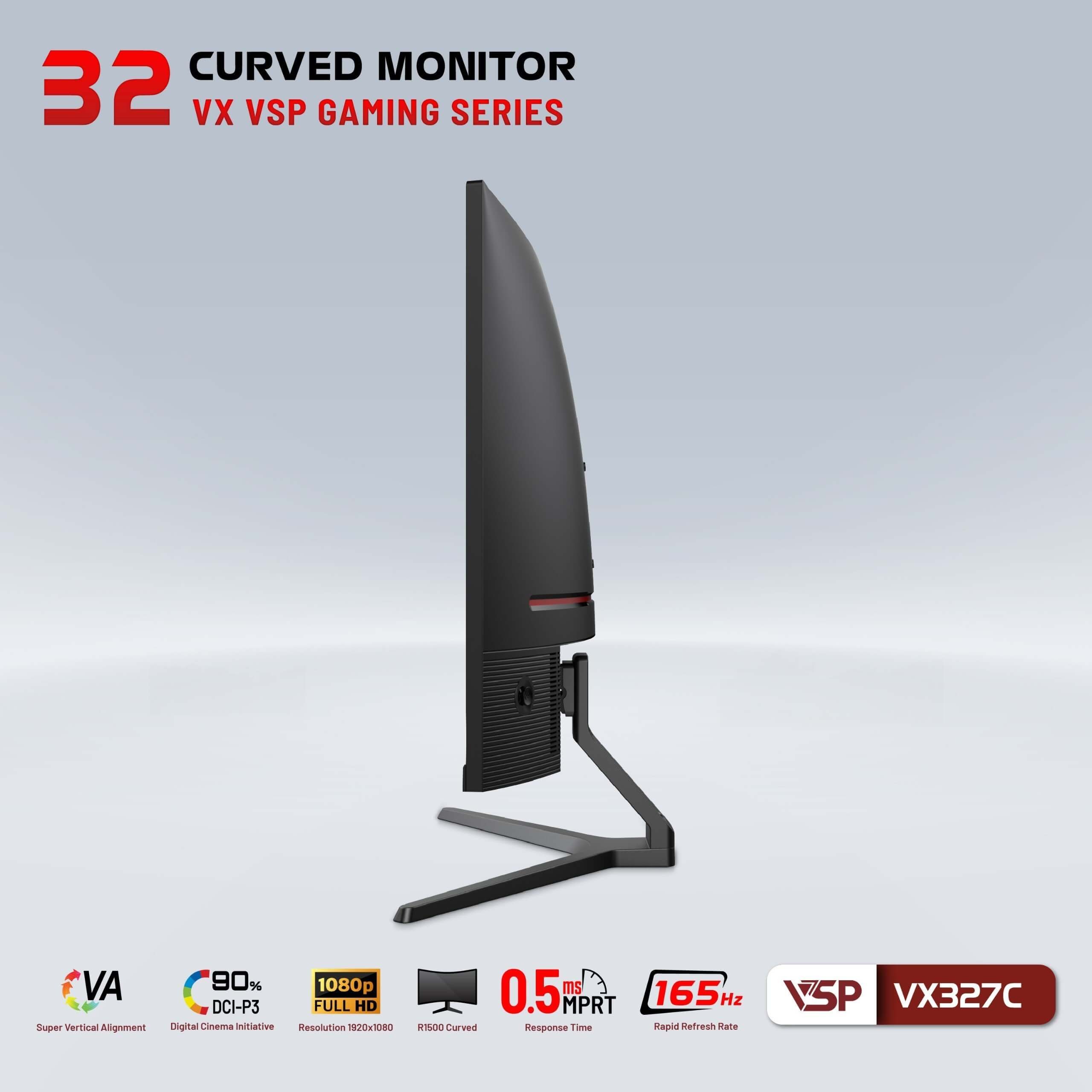 Màn Hình Cong VSP VX327C Gaming