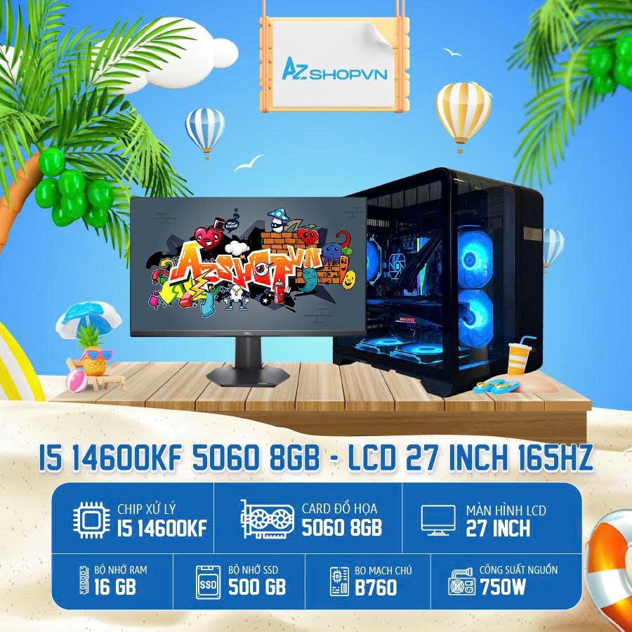 📣 𝐂𝐚𝐬𝐞 𝐀𝐳𝐆𝐚𝐦𝐞𝐫 𝐢𝟓 𝟏46𝟎𝟎KF V𝐆𝐀  5060 8Gb& LCD 27INCH 165HZ  Dell !