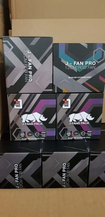 Bộ 3 fan Jetek JBC-K3120RGB-Proll bao gồm Hub và remote, Bảo hành 12 tháng