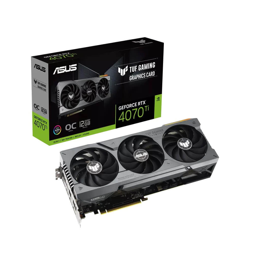 VGA Asus RTX 4070 TUF Gaming OC 12GB 3 Fan