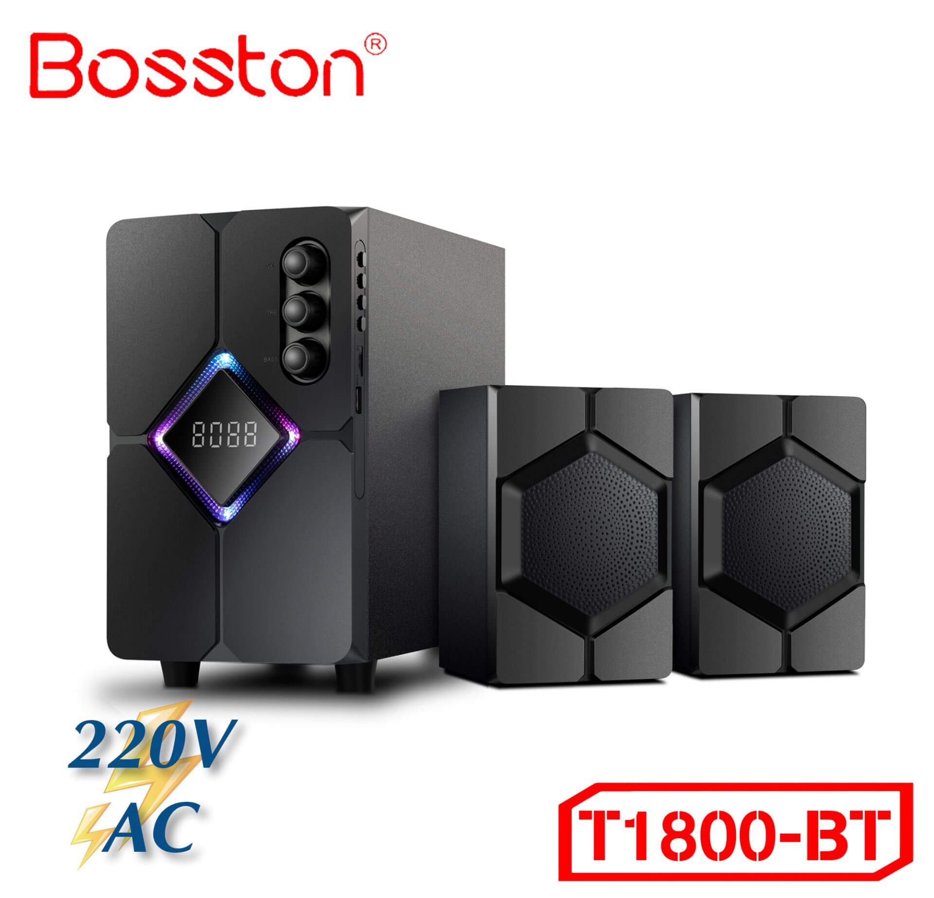 Loa vi tính Bosston Bluetooth T1800-BT Bảo hành 12 tháng