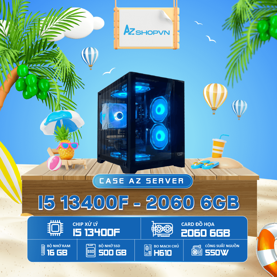 🔊𝐂𝐚𝐬𝐞 𝐀𝐳𝐆𝐚𝐦𝐞𝐫 𝐢5 𝟏34𝟎0𝐅 2060 6gb Chưa 𝐋𝐂𝐃 !