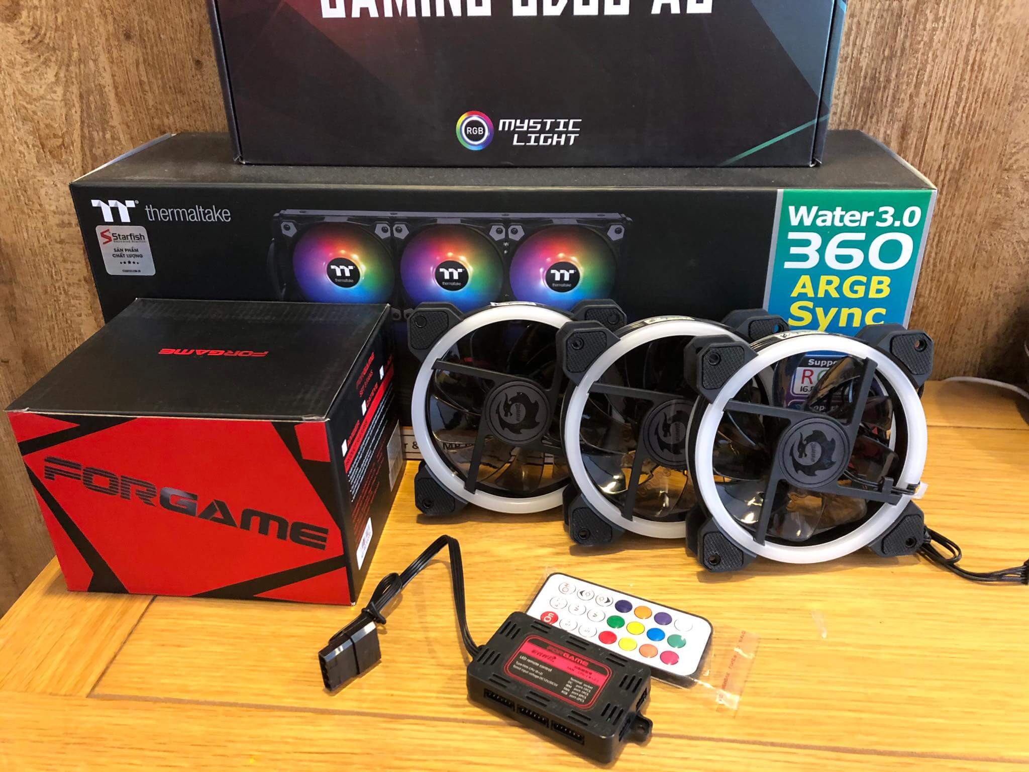 Bộ 3 fan RGB Forgame Glaze, BH 12 tháng