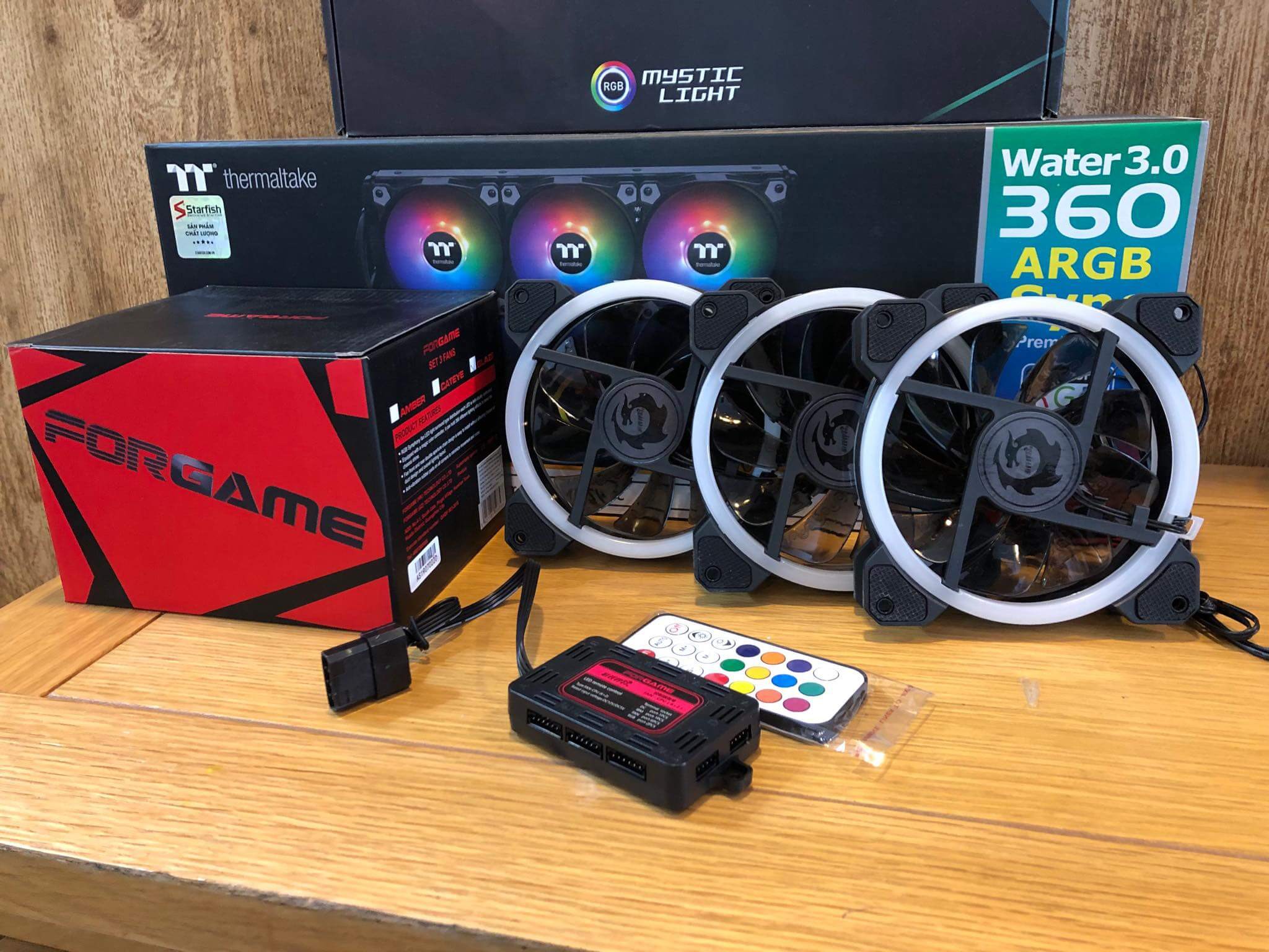 Bộ 3 fan RGB Forgame Glaze, BH 12 tháng