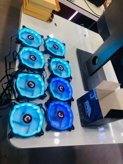 Bộ 3 fan Jetek JBC-K3120RGB-Proll bao gồm Hub và remote, Bảo hành 12 tháng