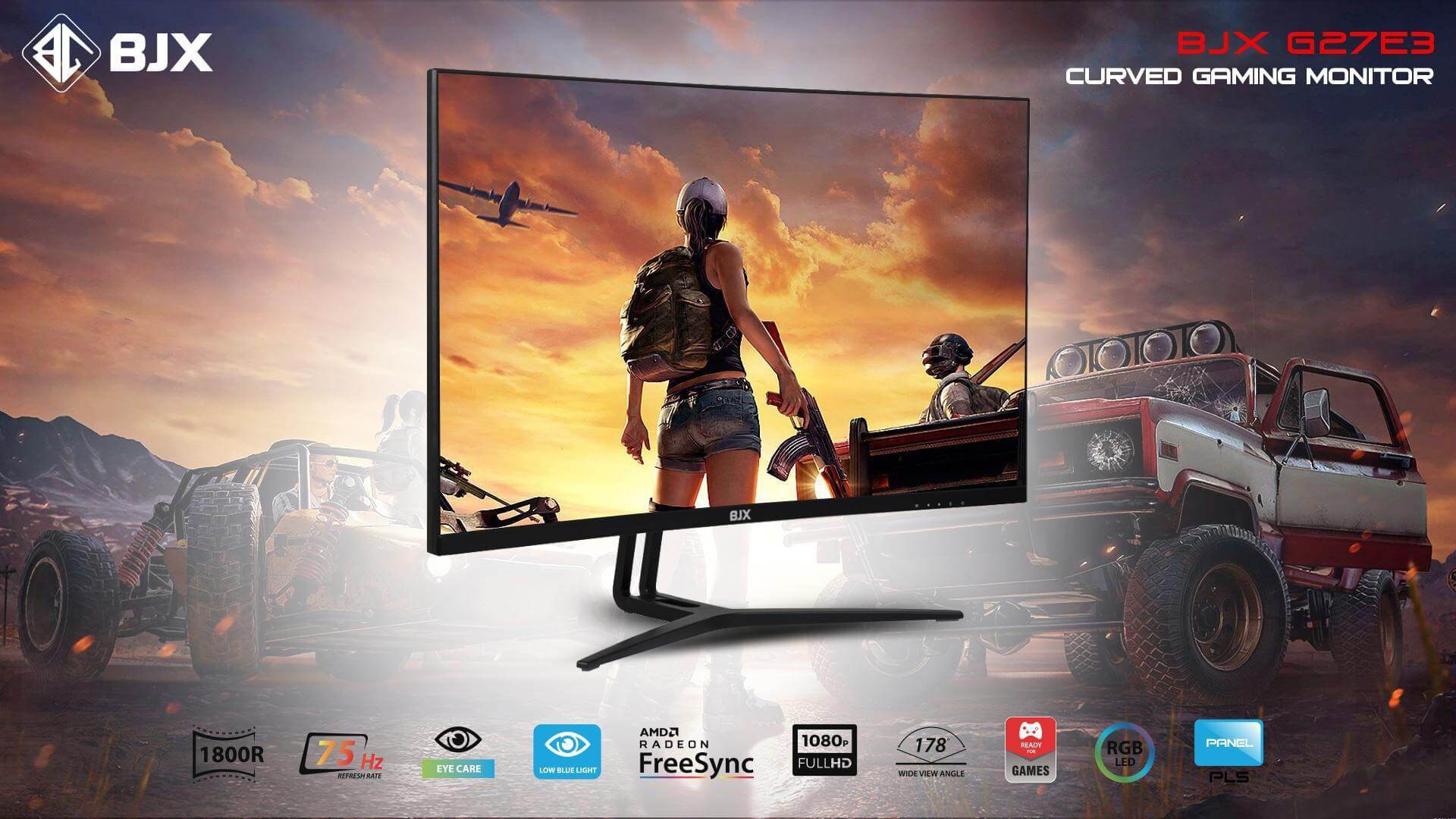 Màn hình BJX G27E3 PLS/FullHD/75Hz, Bảo hành 25 tháng
