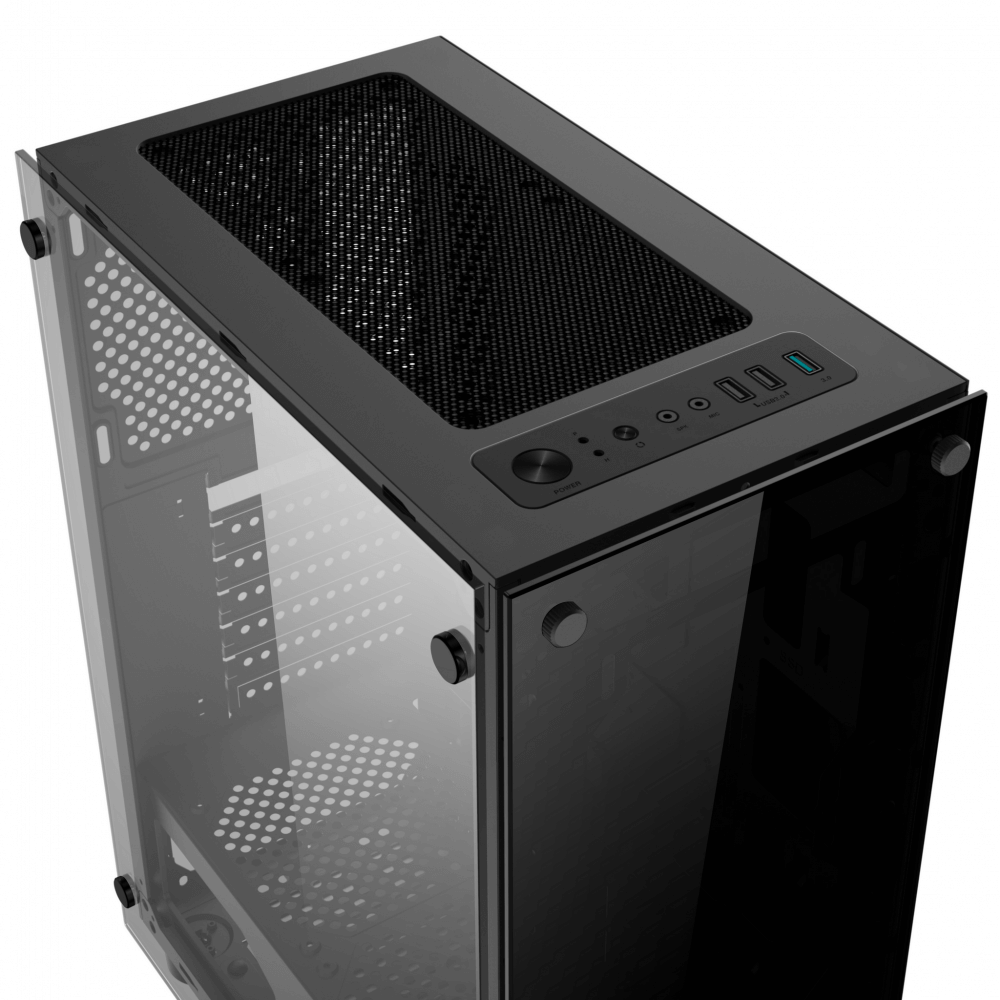 Case XIGMATEK HERO (EN45136) - ATX, 2 SIDE TEMPERED GLASS