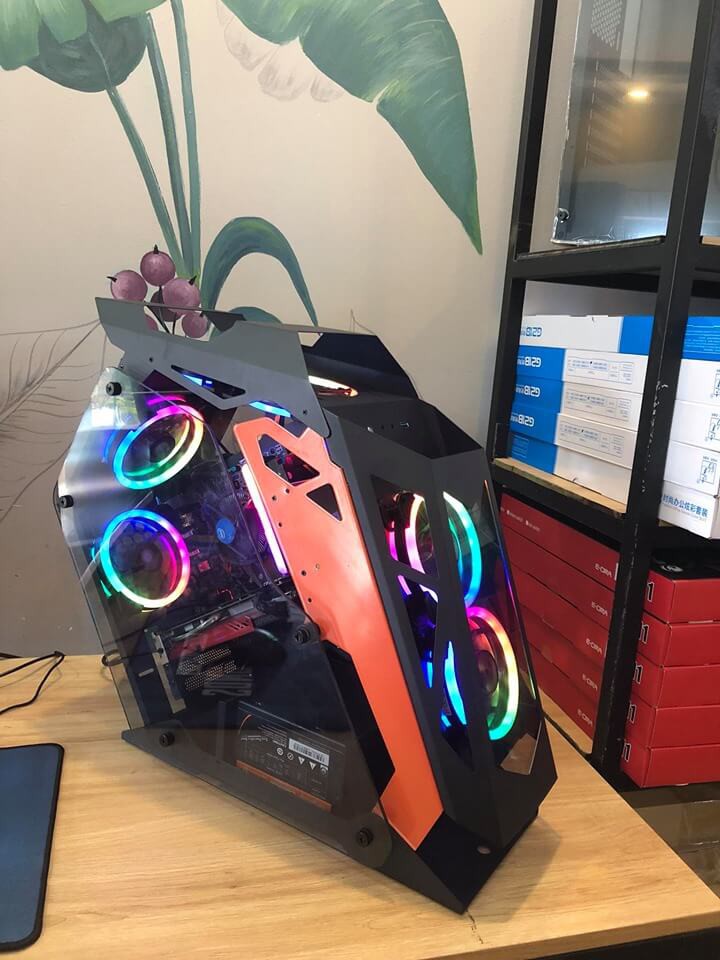 Vỏ case CoolMoon T8, chưa  bao gồm fan