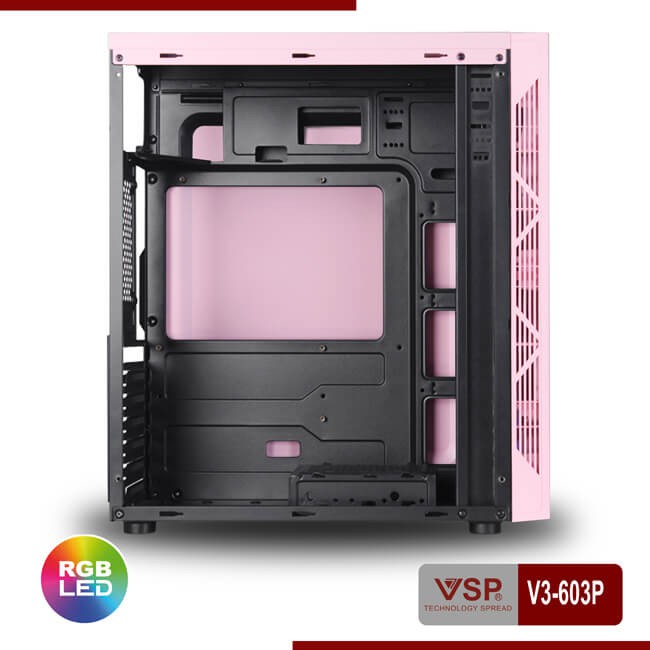 Vỏ Nguồn Máy Tính VSP V3-603P (màu hồng)