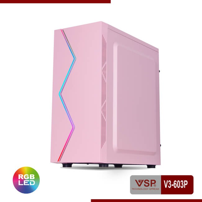 Vỏ Nguồn Máy Tính VSP V3-603P (màu hồng)