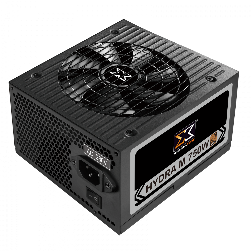 Nguồn Cao cấp XIGMATEK HYDRA M 750 (EN44221) - 80PLUS BRONZE, 100% CÁP RỜI