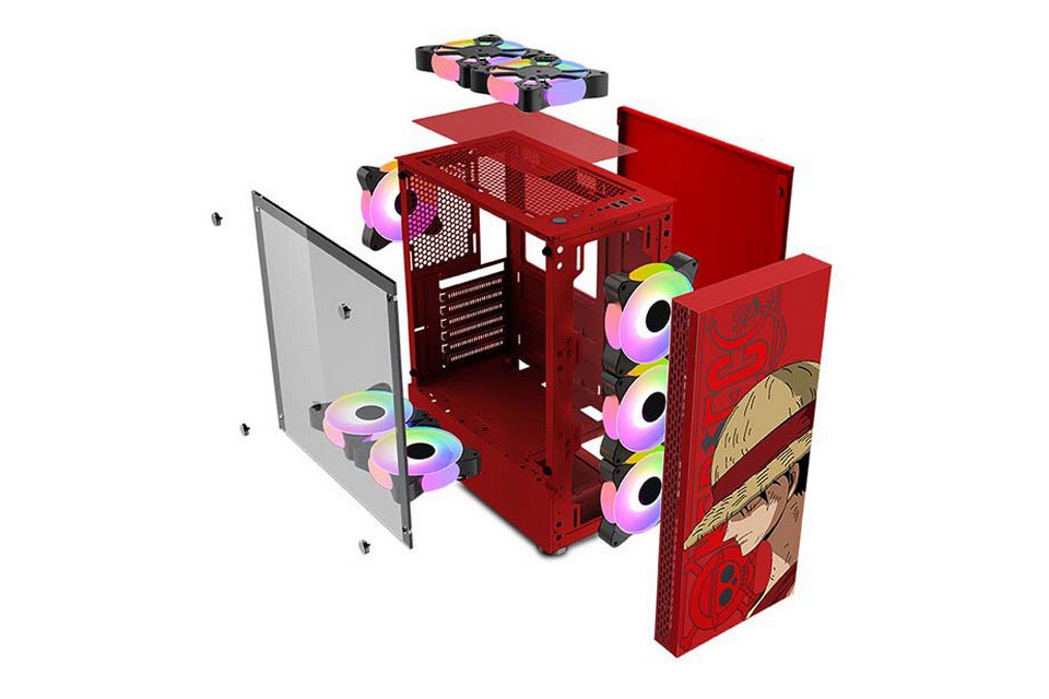 Vỏ case MIK DT03 RED LUFFY