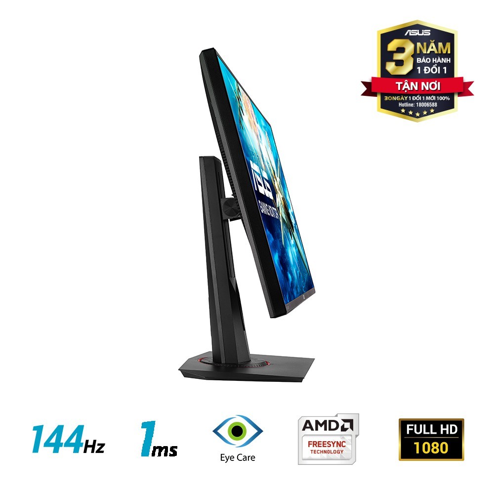 Màn hình Gaming Asus VG278Q 27inch, Full HD, 1ms, 144Hz, Tương thích với G-SYNC, Adaptive-Sync