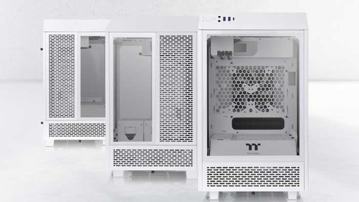 Thùng máy Case Thermaltake The Tower 100 Mini Chassis (black / white)