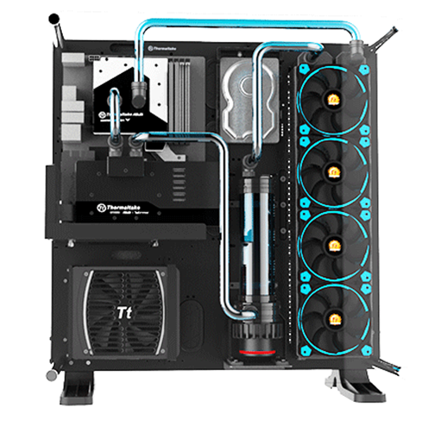 Vỏ Case Thermaltake Core P5 TG V2 Black Edition