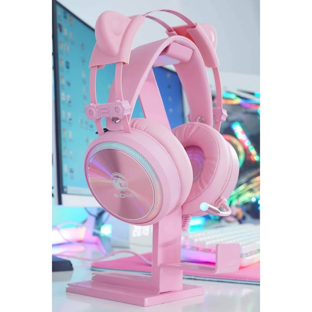 Tai nghe E-Dra EH412 Pro, màu hồng - 7.1 Led RGB